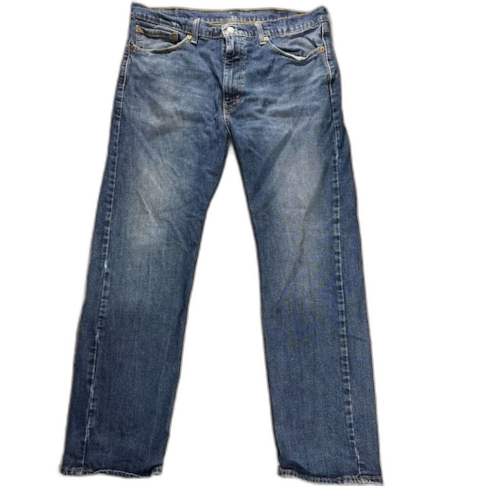 Levi's 505 Regular Fit Jeans Men's 38x30 Blue Straight Leg Medium Wash